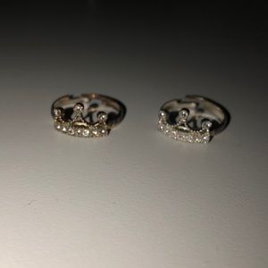 Set of best friend diamond rings